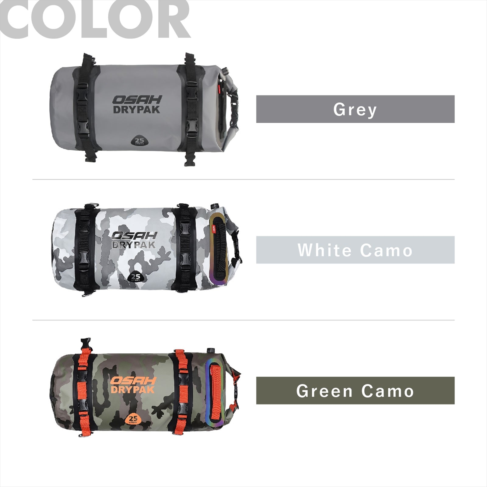 【正規品】 OSAH DRYPAK 25L TAILPACK