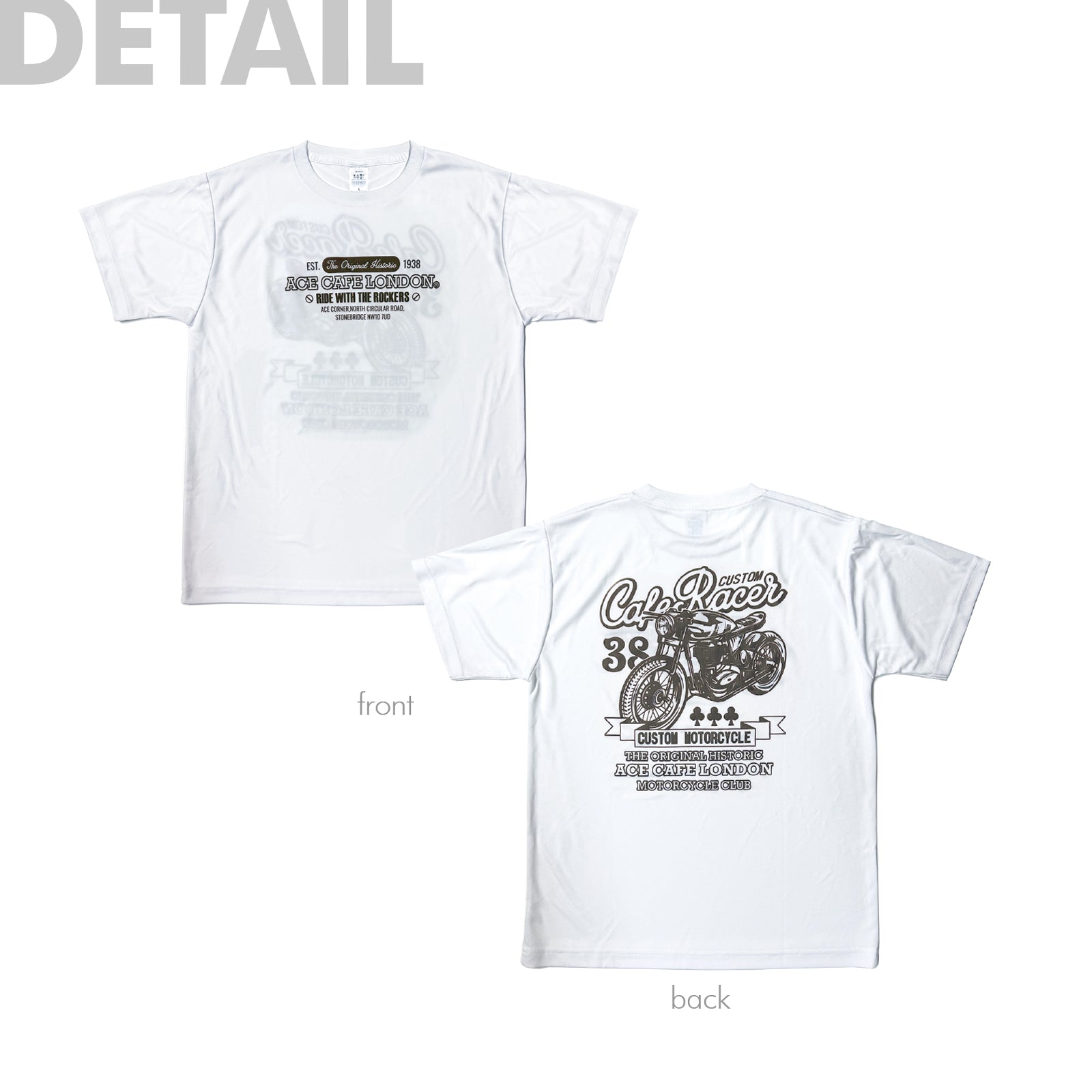 ACE CAFE DRY T Shirt ”Cafe Racer”