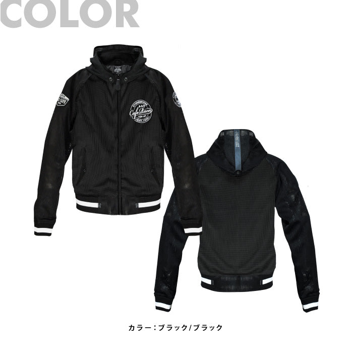 See-through Stadium Mesh Jacket BK/BK/S