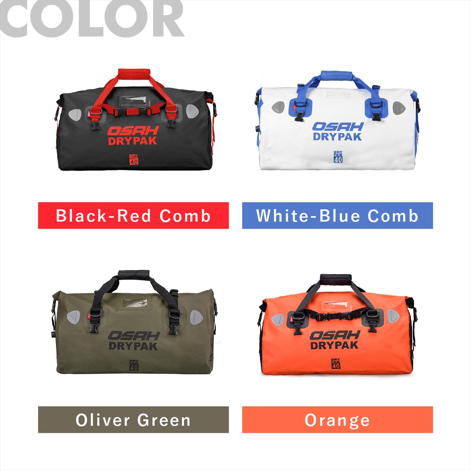 【正規品】 OSAH DRYPAK UNIVERSAL 40L DRIFT DUFFELBAG