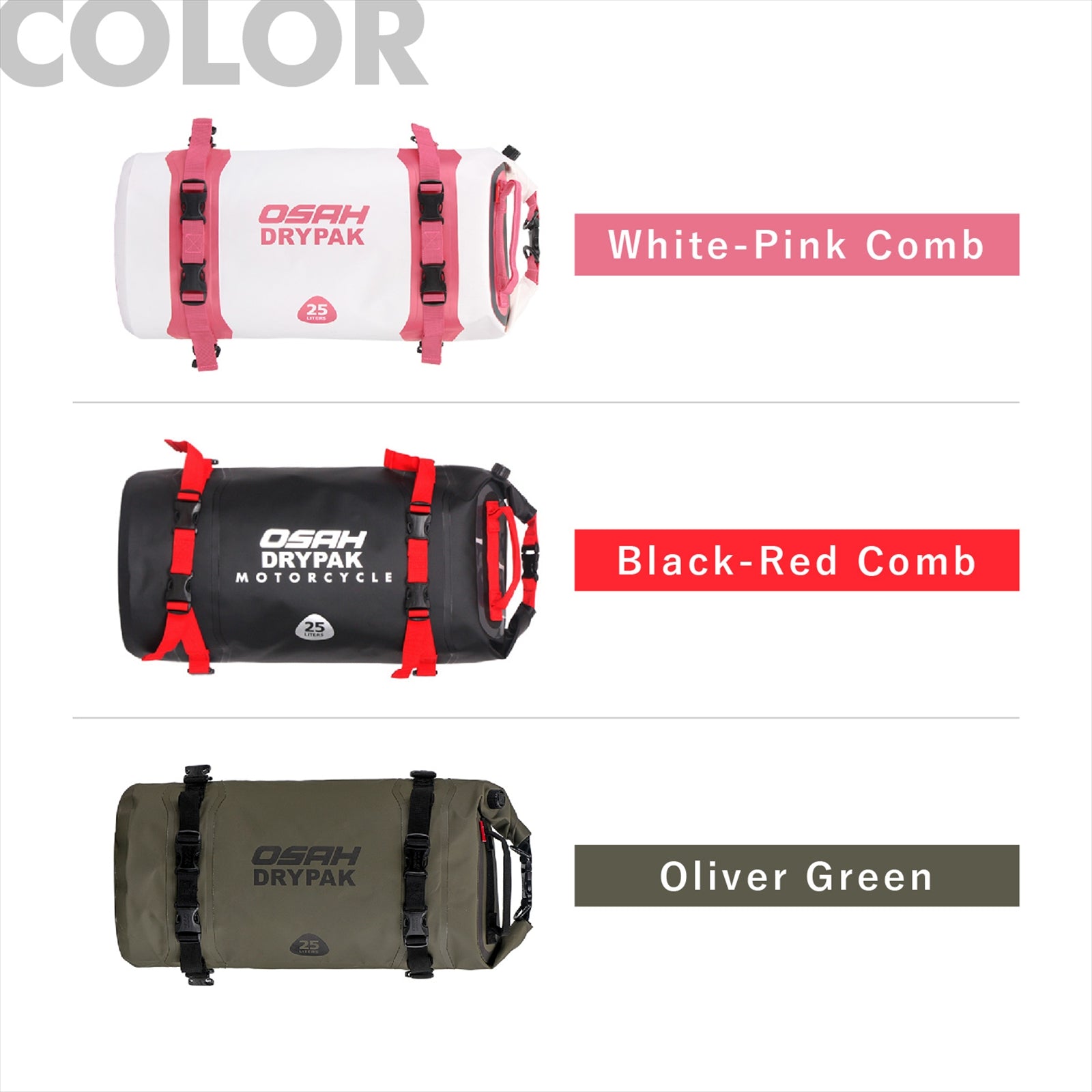 【正規品】 OSAH DRYPAK 25L TAILPACK
