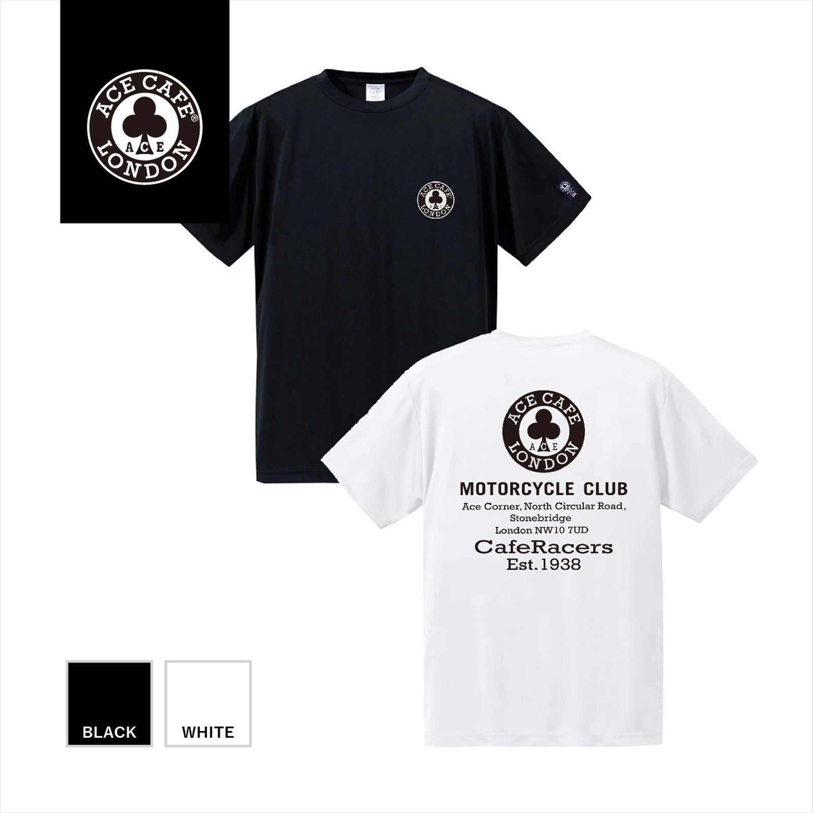 ACE CAFE DRY T Shirt ”Flag”