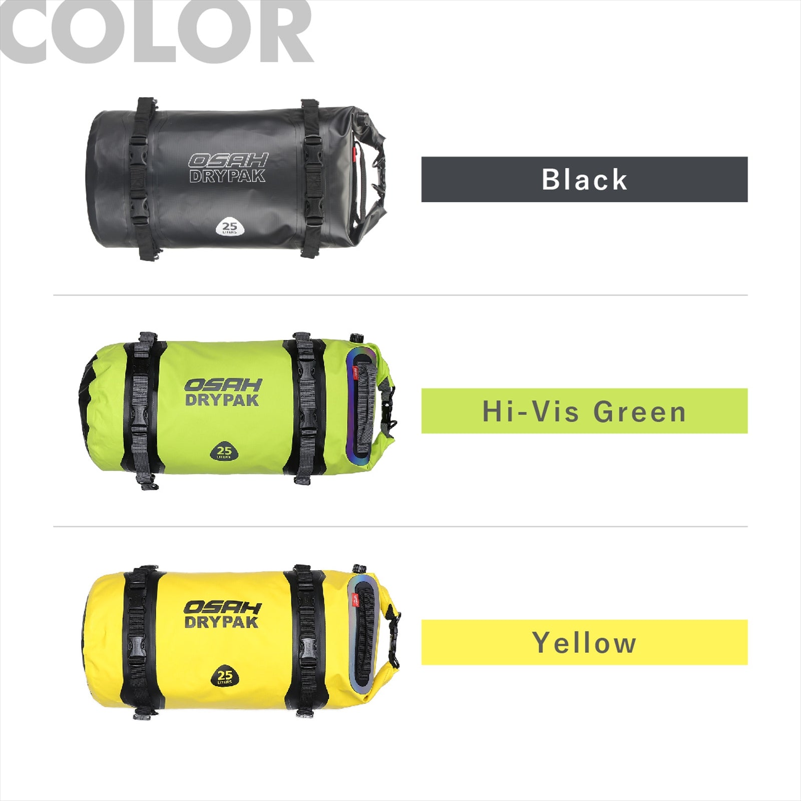 【正規品】 OSAH DRYPAK 25L TAILPACK