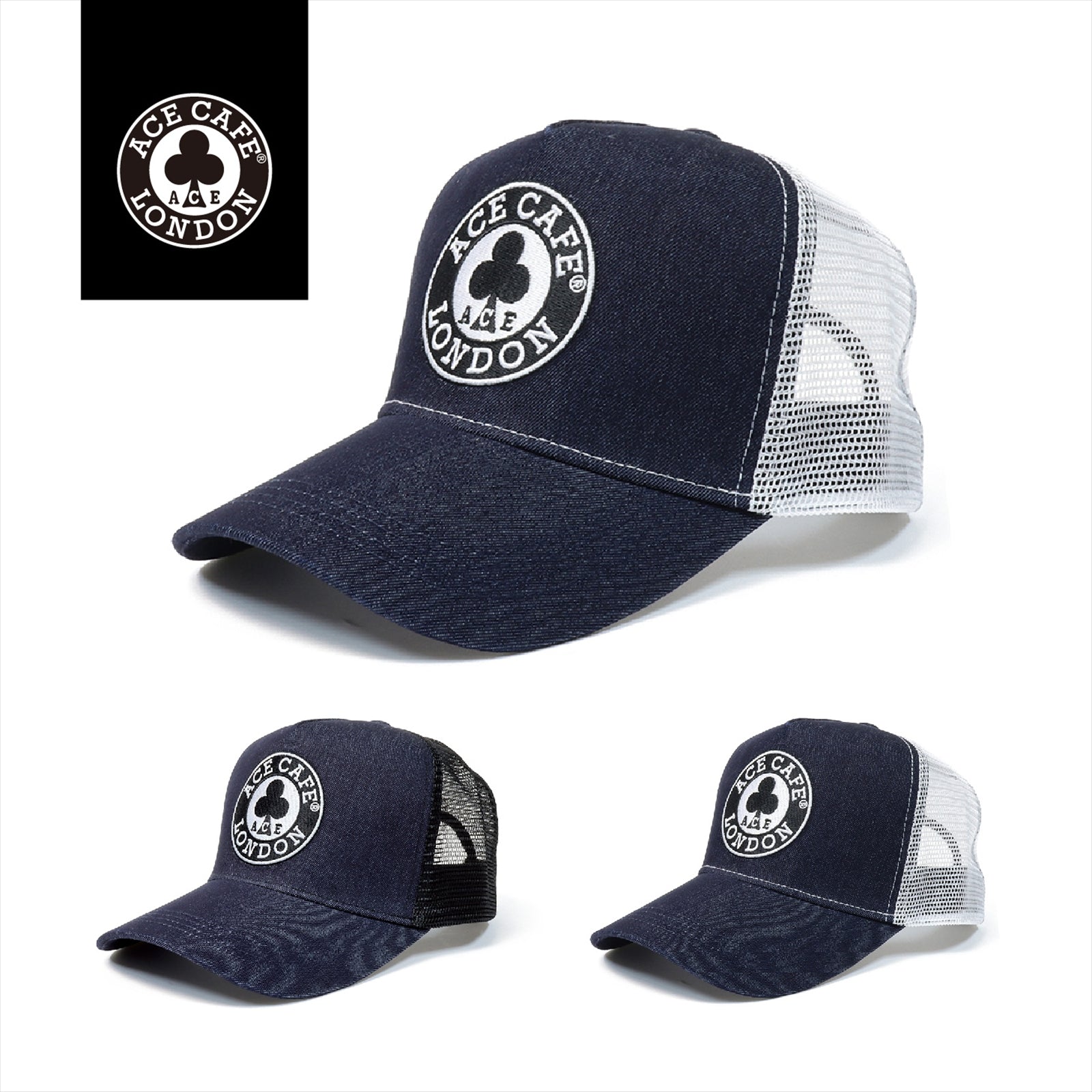 DENIM MESH CAP “CIRCLE”