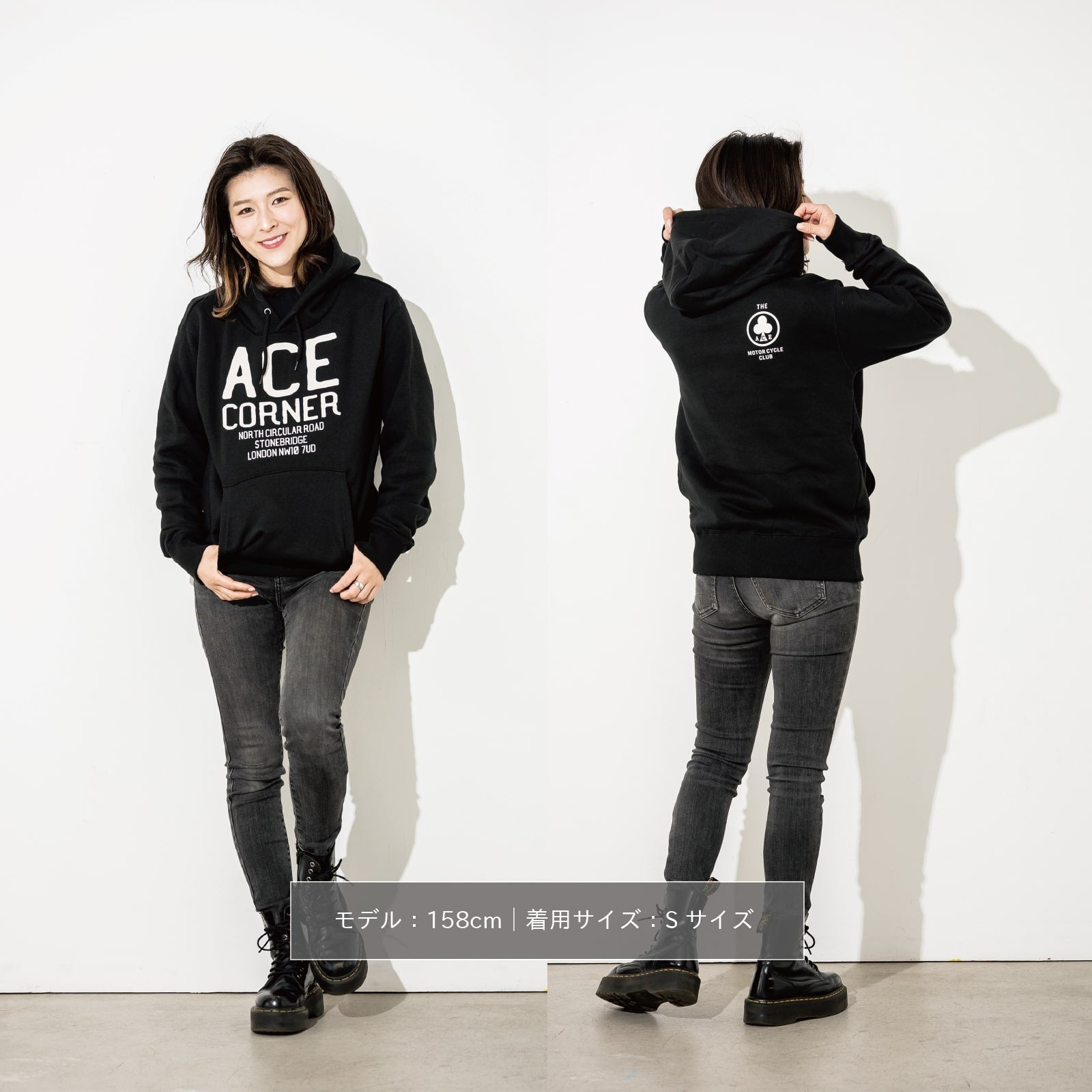 ACE CAFE Pullover Hoodie "ACE CORNER"