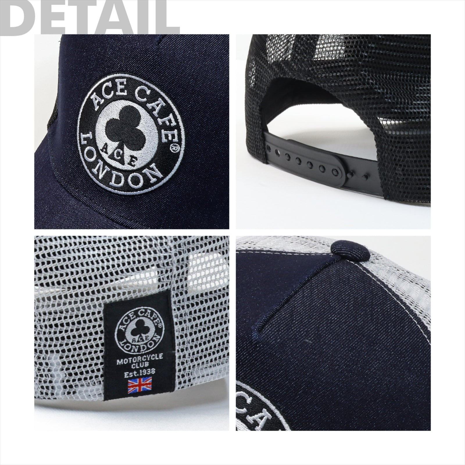 DENIM MESH CAP “CIRCLE”