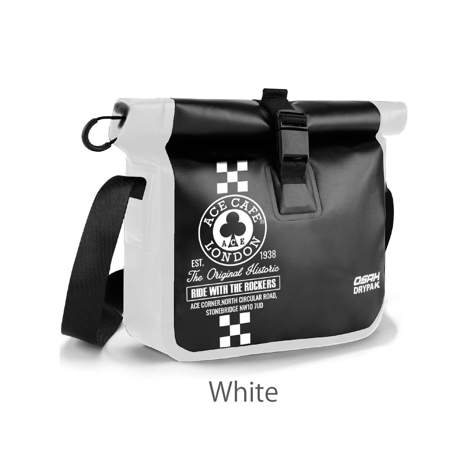 ACE CAFE x OSAH DRYPAK WATERPROOF ONE-SHOULDER BAG