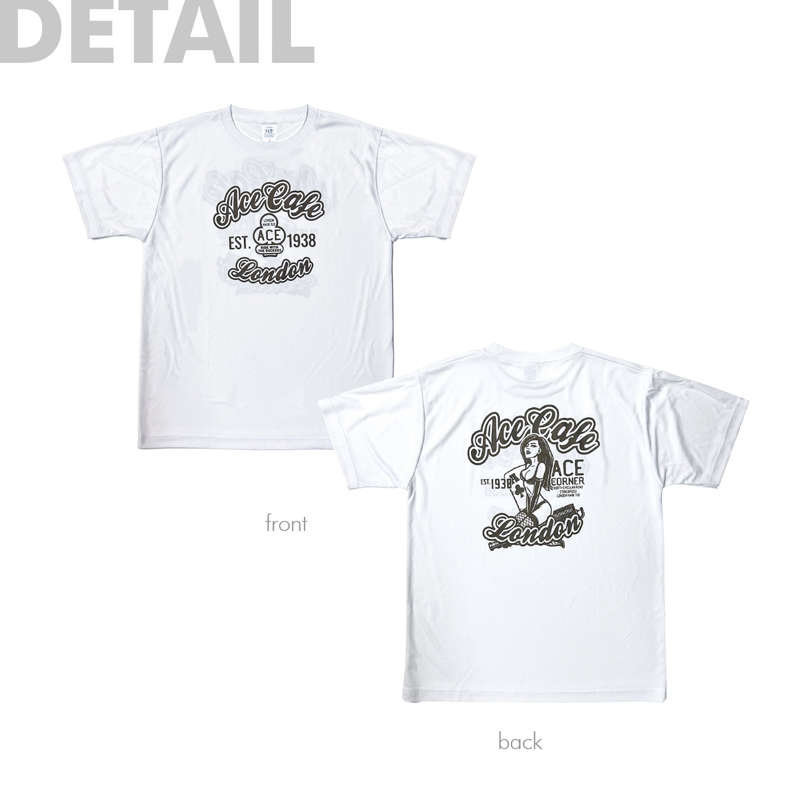 ACE CAFE DRY T Shirt ”Pin-up Girl”