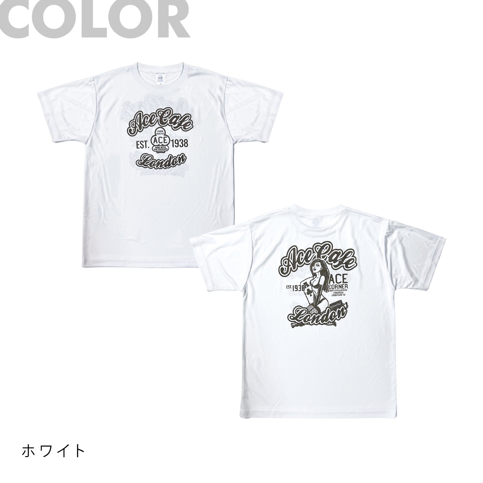 ACE CAFE DRY T Shirt ”Pin-up Girl”